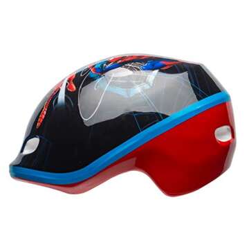 Bell boys Bell Hero Marvel Avengers Bike Helmet, Red , Blue Black, Toddler 3-5 yrs. US