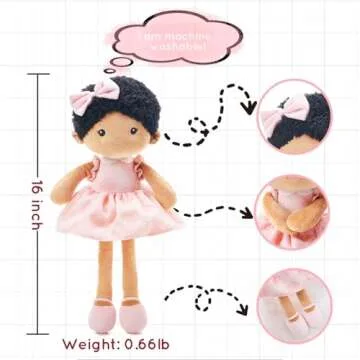 LeyaDoll Personalized Soft Baby Doll for Toddlers