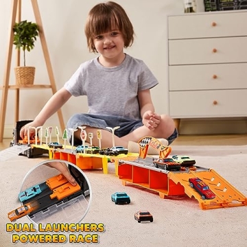 JOYIN Toy Truck Race Track Set for Kids - Perfect Gift