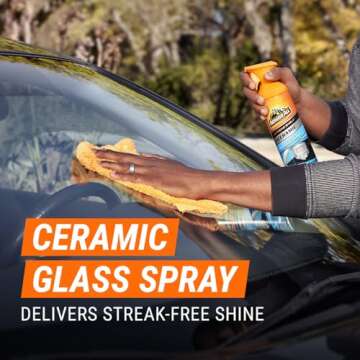 Armor All Ultimate Car Detailing Kit, Includes Car Wash, Glass Cleaner, Tire Cleaner, Microfiber Accessories (9 Piece Kit)