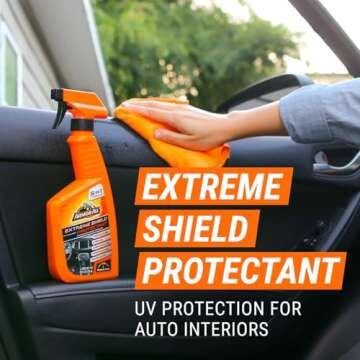 Armor All Ultimate Car Detailing Kit, Includes Car Wash, Glass Cleaner, Tire Cleaner, Microfiber Accessories (9 Piece Kit)