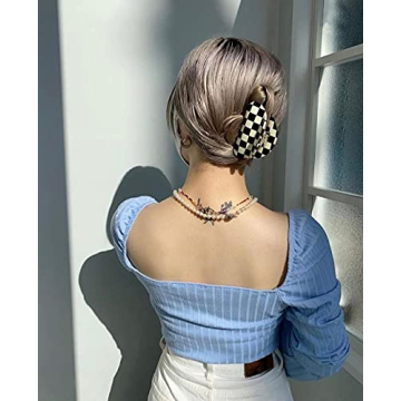 Chic Checkered Hair Clips for Every Occasion