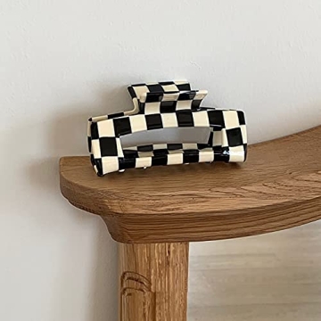 Chic Checkered Hair Clips for Every Occasion