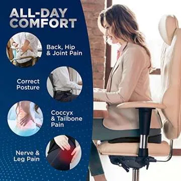 Comfortable Memory Foam Seat Cushion for Office Use