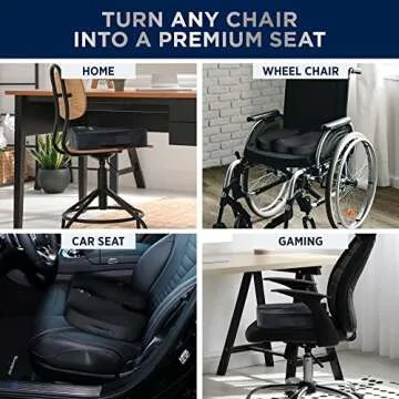 Comfortable Memory Foam Seat Cushion for Office Use