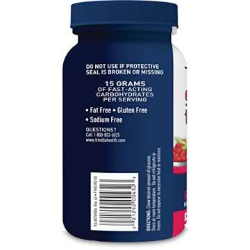 TRUEplus® Glucose Tablets in Raspberry Flavor - 50ct