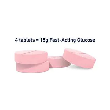 TRUEplus® Glucose Tablets in Raspberry Flavor - 50ct