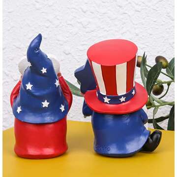 Patriotic Gnomes for July - Festive Home Decor