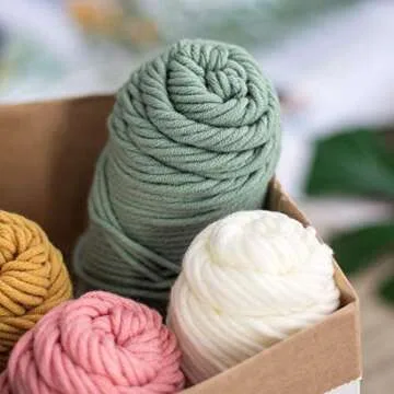 RuiyiF Latch Hook Kits for Adult Beginner with Pattern Easy, DIY Rug Hooking Kit for Kids Young Girls Over 6 with Frame, Needle, Cloth, 7.5 x 7.5 Inch