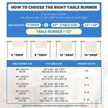 Artoid Mode Halloween Jack-O-Lantern Pumpkin Table Runner, Holiday Kitchen Dining Table Decoration for Indoor Outdoor Home Party Decor 13 x 72 Inch
