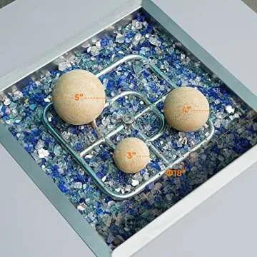 Ceramic Fire Balls for Stylish Fire Pits and Fireplaces