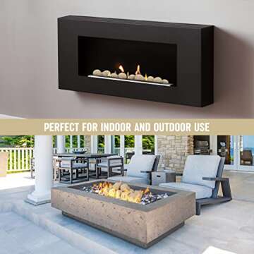 Ceramic Fire Balls for Stylish Fire Pits and Fireplaces