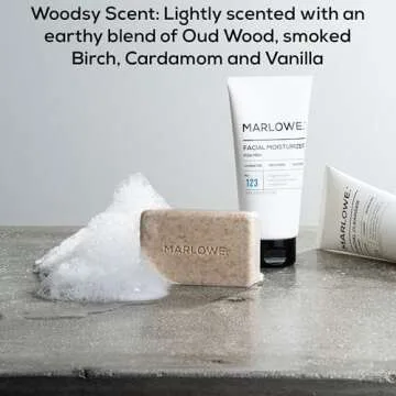 MARLOWE. No. 102 Men's Body Scrub Soap - Natural Exfoliating Bar