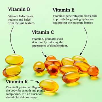 MADE IN USA NATURAL MULTI VITAMIN Facial Serum for Retexturizing Glowing Healthy Face Skin Antioxidants with Vitamin B C E K Concentration 30ml 1 fl oz - PURIFECT - Non Irritating Formula