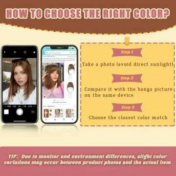 DinkyTims Clip in Bangs 100% Real Human Hair Bangs Hair Clip Fake Bangs,Clip on Bangs for Women Faux Bangs Clip in Hair extensions/Pieces with Hair Roller(5.5 * 6 Inch, Dark Brown)