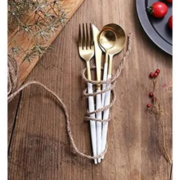 Jinsen Stainless Steel Flatware Set - Elegant Dining Experience