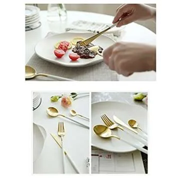 Jinsen Stainless Steel Flatware Set - Elegant Dining Experience