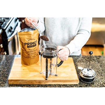 Primos French Press Specialty Coffee, 12 Oz - Medium Roast