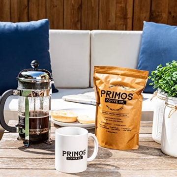 Primos French Press Specialty Coffee, 12 Oz - Medium Roast