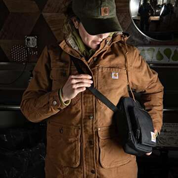 Carhartt Zip Crossbody Bag - Durable and Adjustable Design