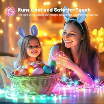 Brightown 12 Pack Easter LED Fairy Lights - Waterproof