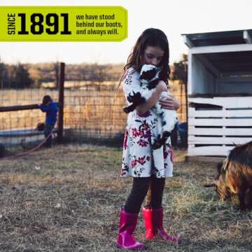 Western Chief Kids Waterproof Rubber Classic Rain Boot with Pull Handles, Pink, 4 M US Big Kid