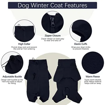 ROZKITCH Warm Dog Fleece Jacket for Winter Comfort
