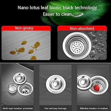 Stylish ARTLINE Black Kitchen Sink with Complete Accessories