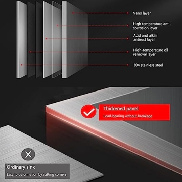 Stylish ARTLINE Black Kitchen Sink with Complete Accessories