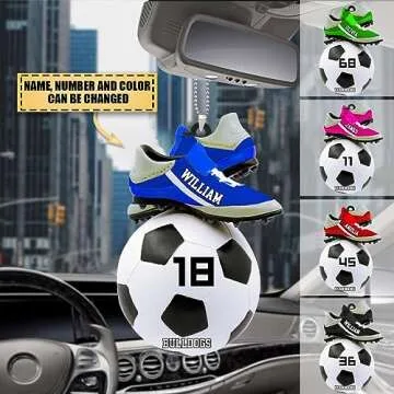 Custom Soccer Ornament - Perfect Holiday Gift for Fans