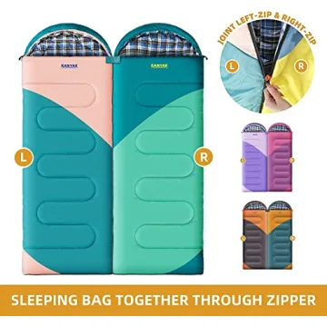 KANYAK Sleeping Bag for All Ages Perfect for Camping