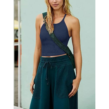 Cute Women's Sports Bra Long Tank Tops for Fitness Wear