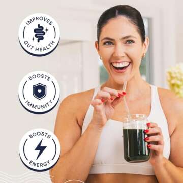 Cira Daily Greens Superfood Powder - Organic Spirulina, 30 Servings