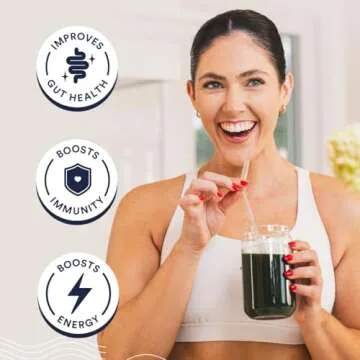 Cira Daily Greens Superfood Powder - Organic Spirulina, 30 Servings