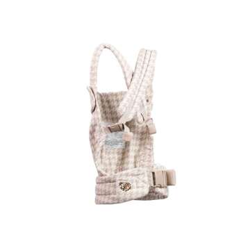 Mabē Monarch Ergonomic Baby Carrier - Premium Cotton Soft Structured Infant Carrier with Hip Healthy Design, 3 Carry Positions for Newborn to Toddler (7-35lbs), Lightweight & Breathable (Houndstooth)