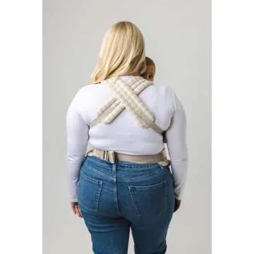 Mabē Monarch Ergonomic Baby Carrier - Premium Cotton Soft Structured Infant Carrier with Hip Healthy Design, 3 Carry Positions for Newborn to Toddler (7-35lbs), Lightweight & Breathable (Houndstooth)