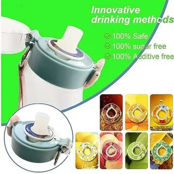 650ml MEETDUMPL Sports Bottle with Infuser for Flavor