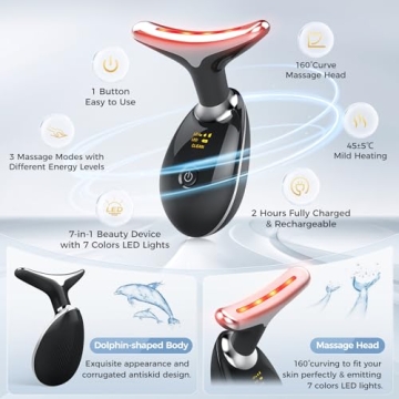 Shop MCSYPOAL 7-in-1 Face Neck Massager for Radiant Skin