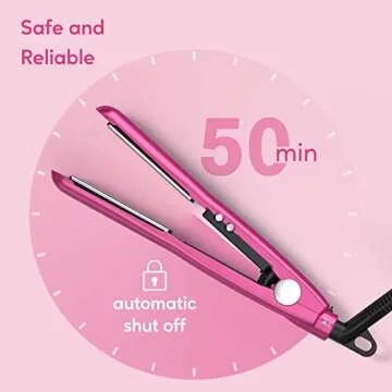 Terviiix Mini Flat Iron with Adjustable Temperature and Travel Size