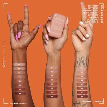 NYX PROFESSIONAL MAKEUP Matte Buttermelt Bronzer, Longwear Face Makeup with Up to 12 Hours of Wear, Vegan Formula - All Butta'd Up