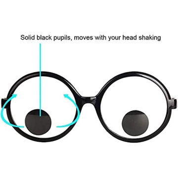 Delphinus Googly Eyes Glasses for Fun Party Accessory