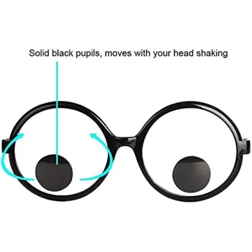 Delphinus Googly Eyes Glasses for Fun Party Accessory