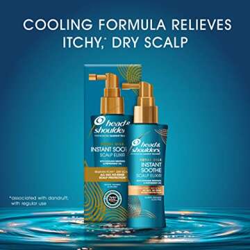 Head and Shoulders Scalp Cream and Elixir Treatment Kit, Anti Dandruff, Royal Oils Collection with Coconut Oil, for Natural and Curly Hair, 5.0 oz and 4.2 oz