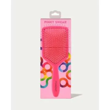 Framar Detangler Brush, Paddle Brush – Elegant Detangling Brush, No more Tangles Hair Brush – Hair Brushes for women, men and children (Pink)