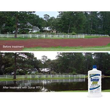 Sonar RTU (Ready-to-Use) Aquatic Herbicide for Duckweed, Hydrilla - 1 Quart Systemic Solution, No Eq...