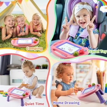 Colorful Magnetic Drawing Board - Fun Educational Kids Toy