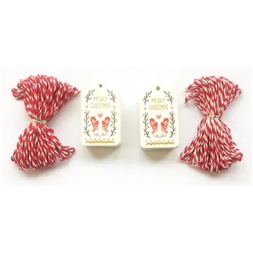 LWR CRAFTS 100 High-Quality Hang Tags for Gifting