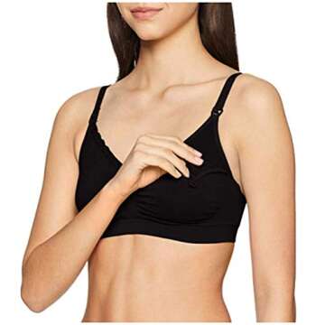 BOOB Seamless Nursing Bra in Organic Cotton - Black