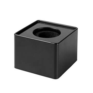 Foxnovo Pinxor Square Cube Shaped Interview Mic Microphone Logo Flag Station Logo