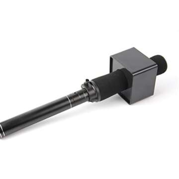 Foxnovo Pinxor Square Cube Shaped Interview Mic Microphone Logo Flag Station Logo